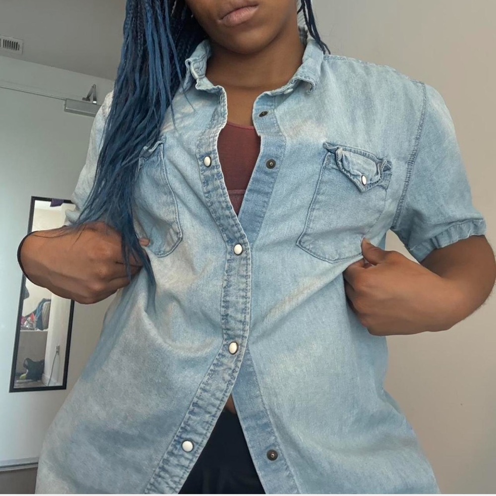 H&M Denim Button Down Shirt